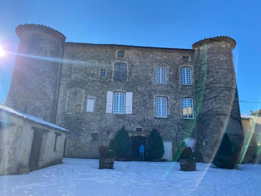Studio Au Chateau De Lachau Εξωτερικό φωτογραφία